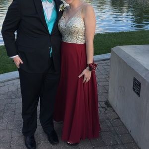 Long Red Formal Dress